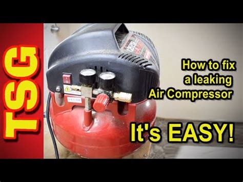 How to fix a leaking Air Compressor that wont stay filled